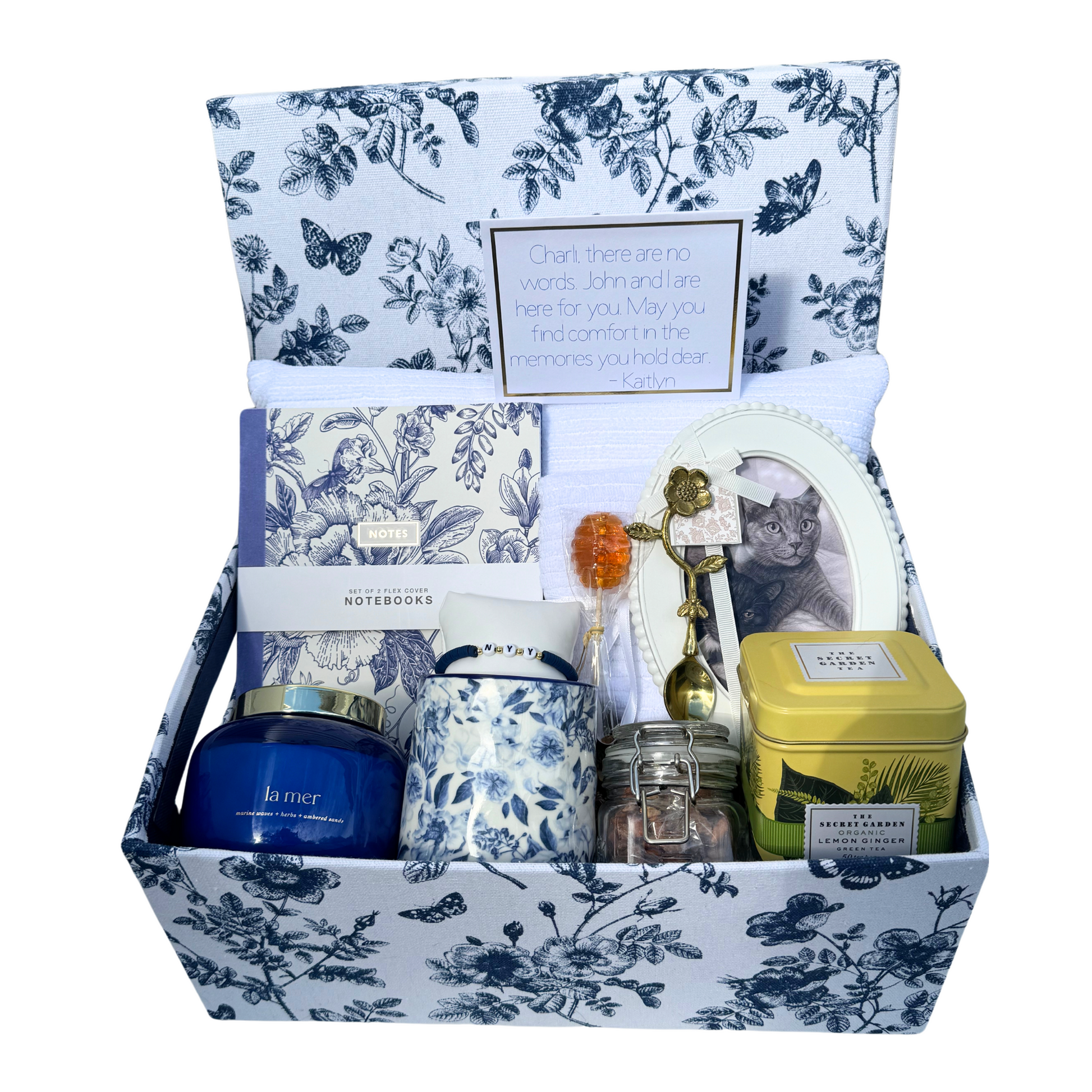 Blue Chinoiserie "Curated Calm" Spa Box