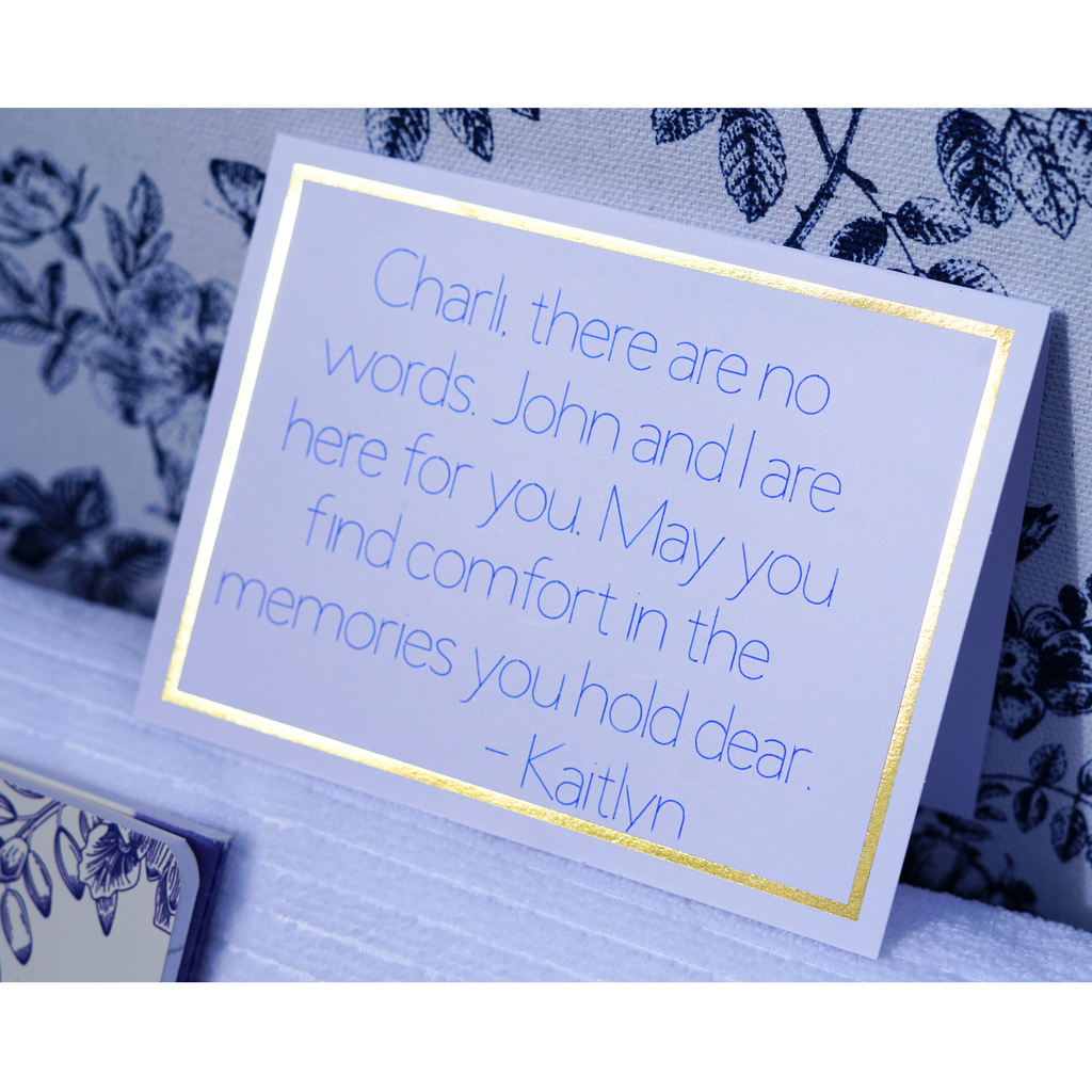 Blue Chinoiserie "Curated Calm" Spa Box