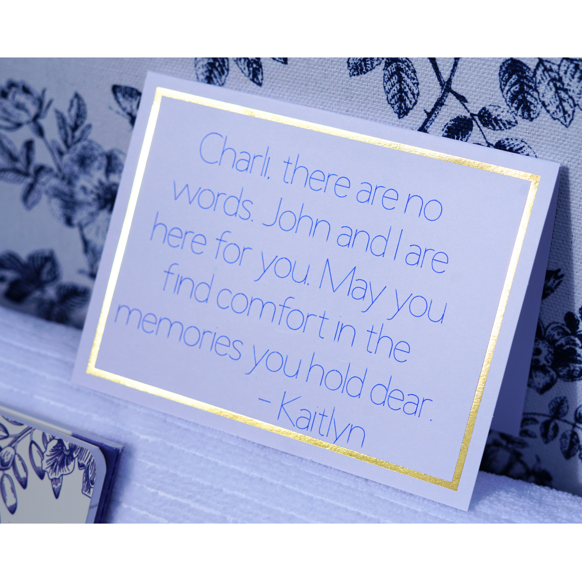 Blue Chinoiserie "Curated Calm" Spa Box